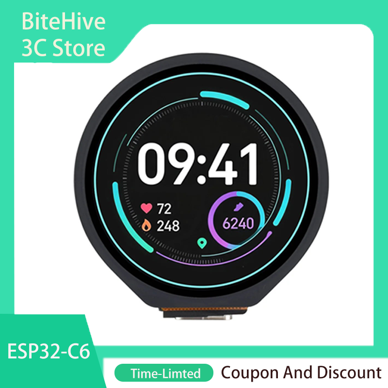 Waveshare Esp32 - Waveshare ESP32-C6 1.28 Inch LCD Display