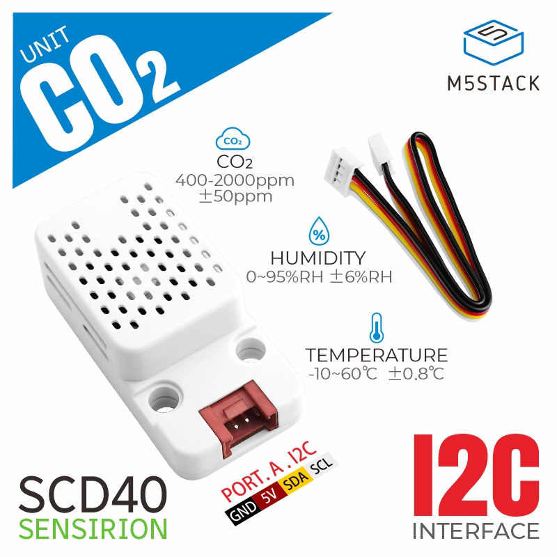 M5Stack CO2 Unit with Temperat - M5Stack 评论和价格