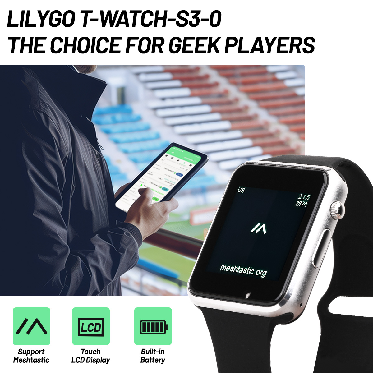 T-Watch-S3 ESP32-S3 Developmen - Ttgo T Watch 评论和价格