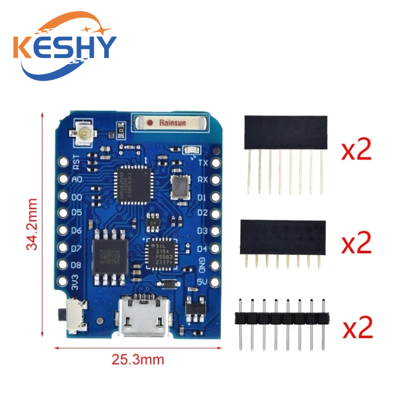 WEMOS D1 Mini Pro 16M Bytes Ex - D1 Mini Pro 评论和价格