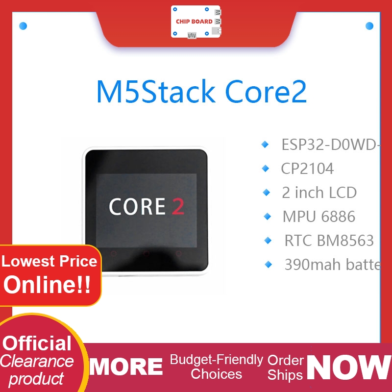 M5Stack Core2 ESP32 IoT Dev Ki - M5Stack Core2 评论和价格