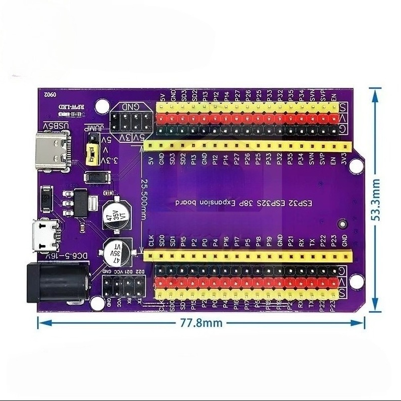 For ESP32S 38Pin Purple Expans - Nodemcu 32S 评论和价格