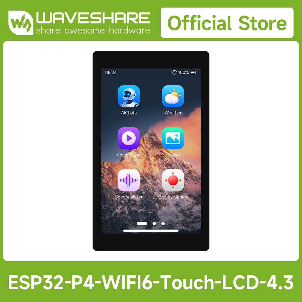 Waveshare ESP32-P4-WIFI6 4.3in - Waveshare Esp32 评论和价格