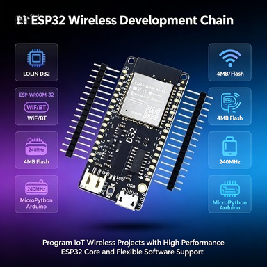Wemos LOLIN D32 V1.0.0 ESP32 B - Lolin D32 评论和价格